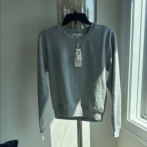 Z Supply Heather Gray Women's Crew Neck Sweater